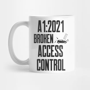 Secure Coding OWASP A1 2021 Broken Access Control Mug